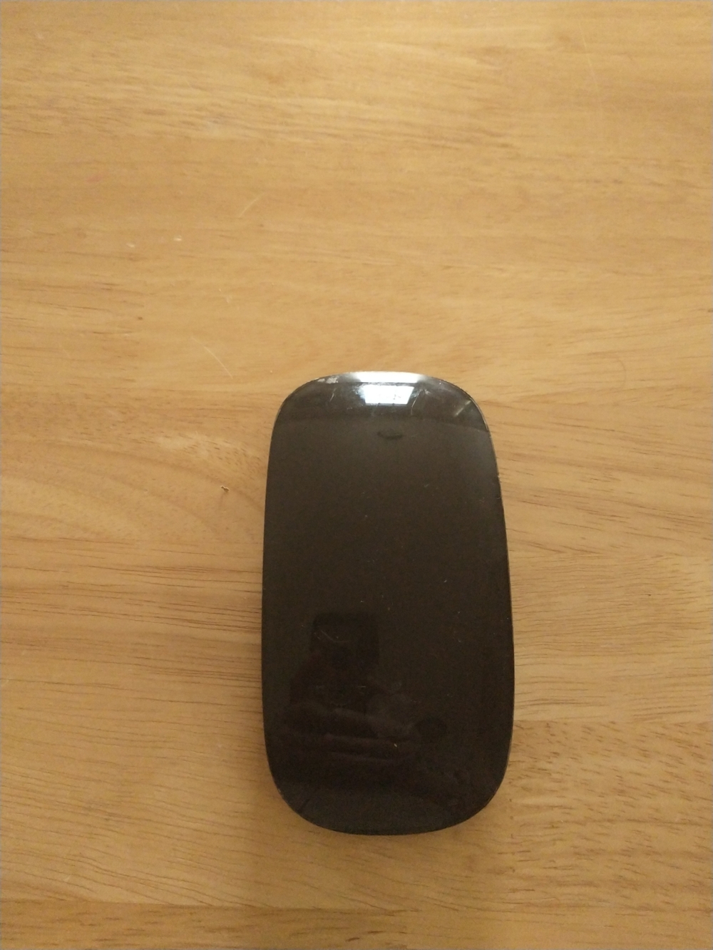 Non Working Apple Black Glossy Wireless Mouse